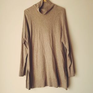 LOFT oatmeal turtle neck